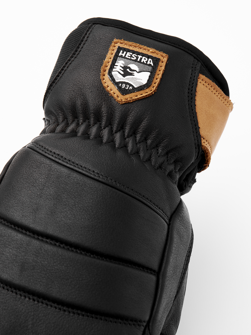 Hestra Womens Fall Line Leather Ski Mittens - Black-3